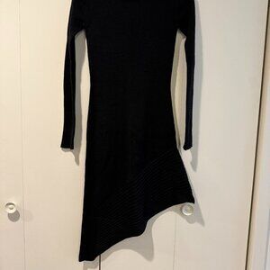 ALLSAINTS Keld Asymmetric Ribbed Sweater Dress Size XS